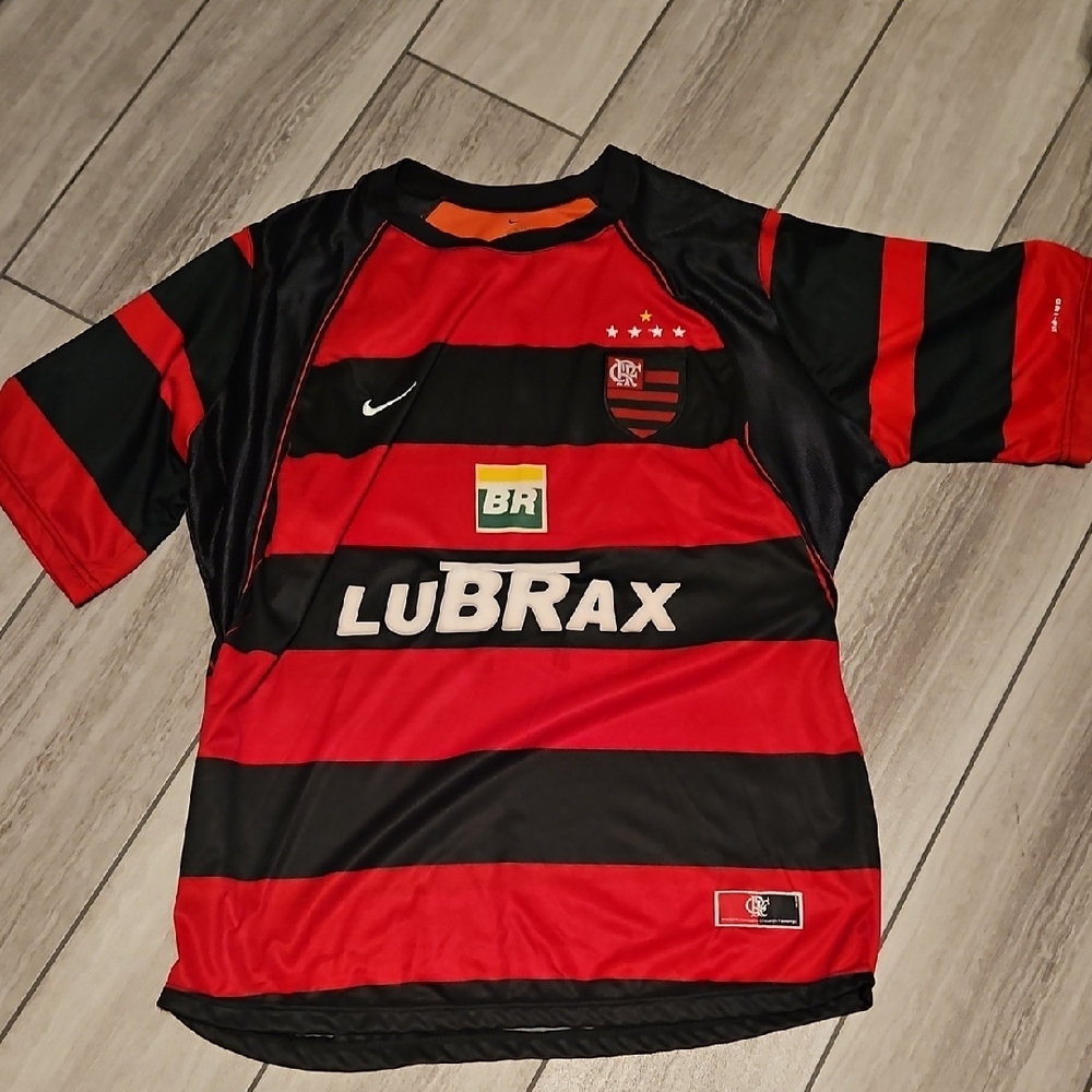 Vintage Flamengo Futbol Soccer Jersey NIKE